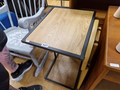 SIDE TABLE + STOOL