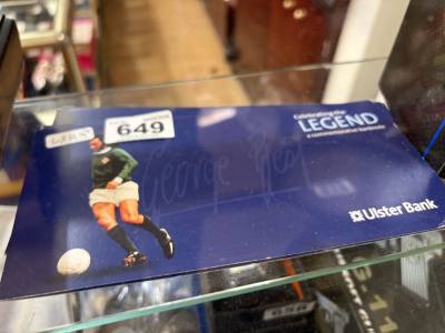 SET OF 4 CONSECUTIVE GEORGE BEST FIVERS