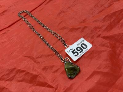SILVER CHAIN + PENDANT