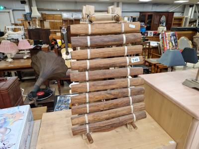 AFRICAN BALAFON TRIBAL XYLOPHONE