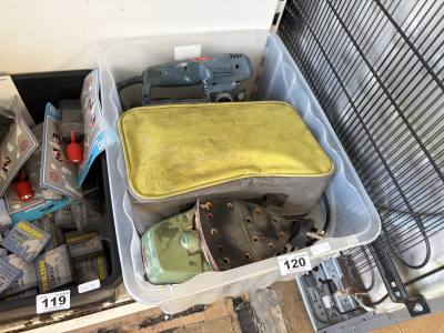 BOX OF POWER TOOLS