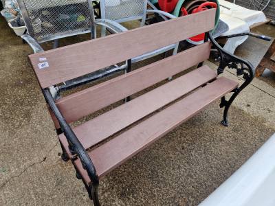 CAST END GARDEN BENCH