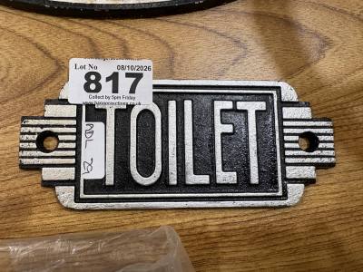 TOILET SIGN