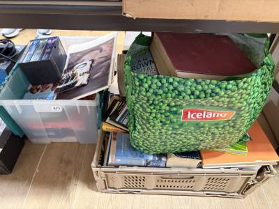 4 X BOXES OF BOOKS + CALENDARS