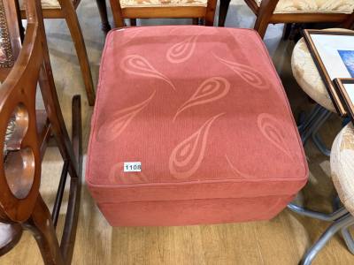 FABRIC FOOTSTOOL