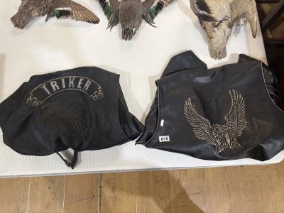 2 X CHARTER LEATHER JACKETS