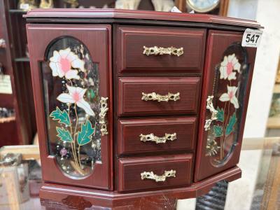 JEWELLERY BOX + CONTENTS
