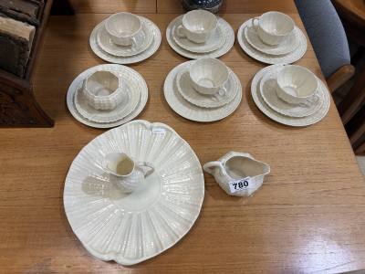 BELLEEK PARIAN TEA SET