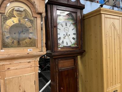 G111 LONGCASE HUNTING FACE CLOCK