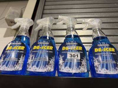4 X BOTTLES OF DE-ICER