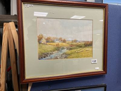 F.B. DAVIS WATERCOLOUR