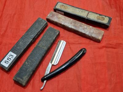 4 X CUT THROAT RAZORS