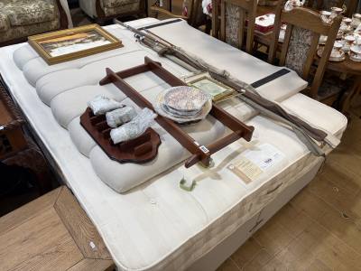 DOUBLE DIVAN BED + HEADBOARD