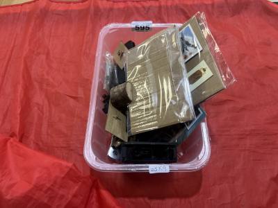 BOX OF MILITARY CURIOS