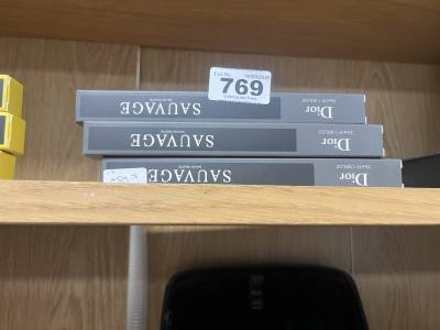 3 X 35ML SAUVAGE  SPRAYS