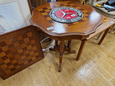 CHESS TABLE + BOARD + PRINT
