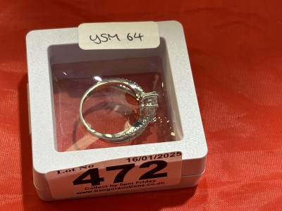 NEW SILVER DRESS RING