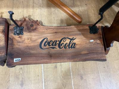 COCA COLA COAT RACK
