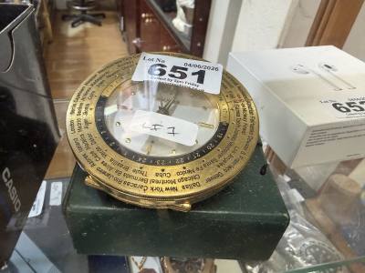 LUXOR DESK CLOCK