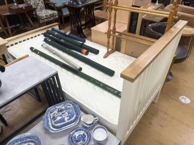SINGLE BED + MATTRESS