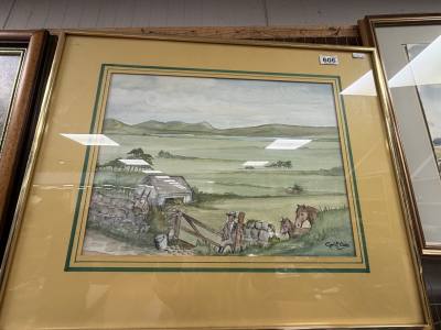 CYRIL F. CAIN WATERCOLOUR