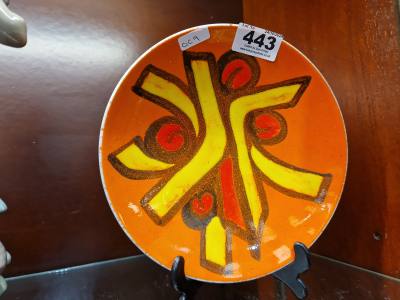 POOL POTTERY PLATE