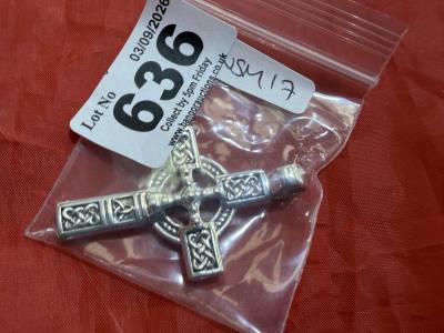 SILVER CROSS PENDANT