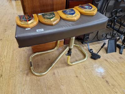LEATHER STOOL