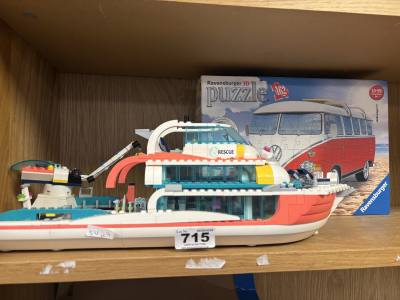 LEGO MODEL BOAT + PUZZLE