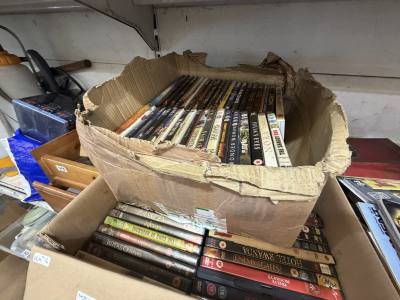 2 X BOXES OF DVD'S