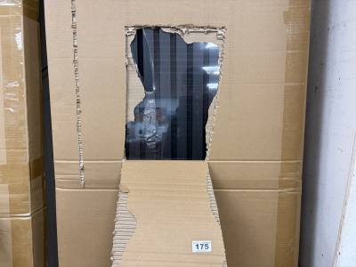 4 X BLACK COMPOSITE WALL PANELS