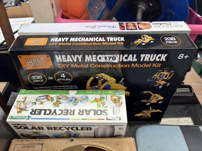 SOLAR RECYCLER + TRUCK MODEL KIT + CRYSTAL CREATIONS PROUD LION