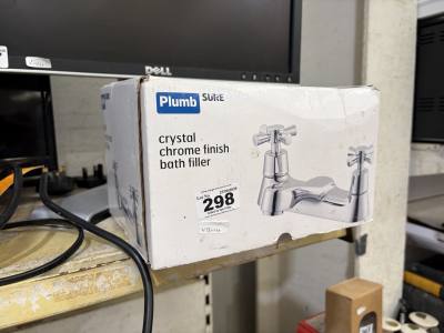 CRYSTAL CHROME FINISH NEW BATH FILLER TAP