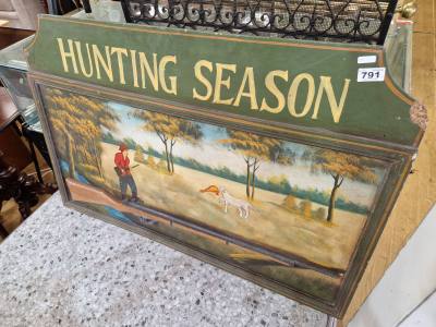 HUNTING SEASON BOARD (SLIGHT DAM)