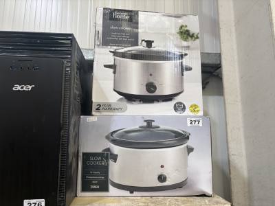 2 X NEW SLOW COOKERS