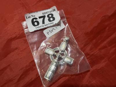 NEW SILVER CROSS PENDANT (13.3 GRAMS)