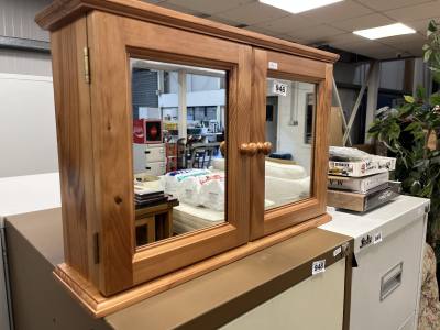 PINE BATH CABINET