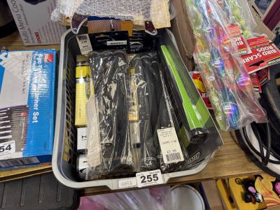 BOX OF GOLF EQUIPMENT
