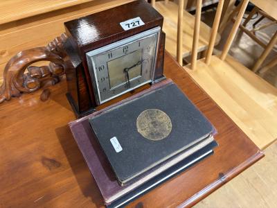 VINTAGE BOOKS + CLOCK