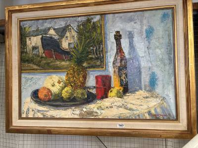 FRAMED OIL PAINTING