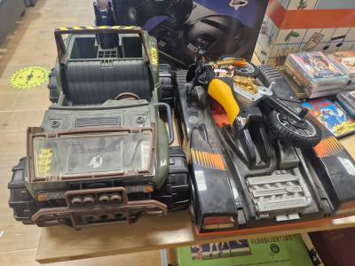 LOT OF ACTION MAN VEHICLES