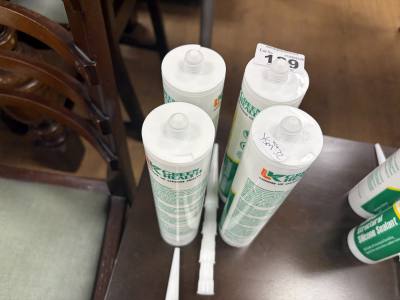 4 X TUBES OF NEUTRAL SILICONE STRUCTURAL SEALANT