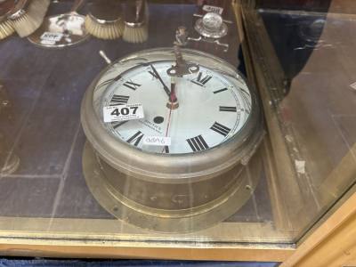 SMITHS CRICKLEWOOD SHIPS CLOCK + KEY