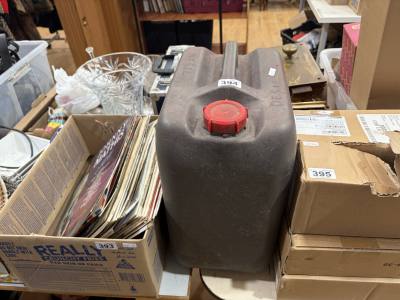 BLACK PLASTIC JERRY CAN