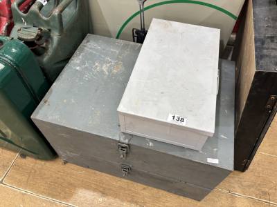 2 EMPTY TOOL BOXES