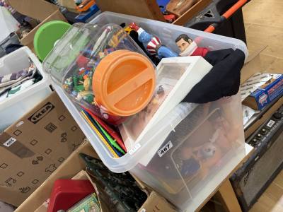 BOX OF TOYS