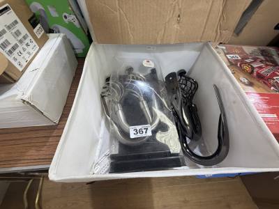 BOX OF CURTAIN FITTINGS