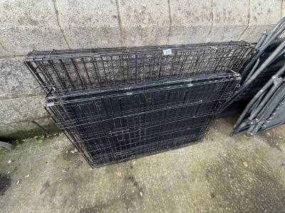 2 X DOG CAGES
