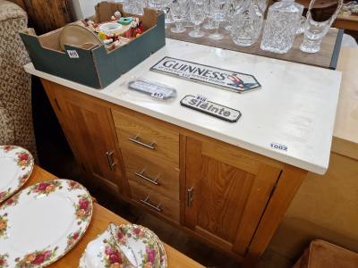 OAK SIDE CABINET