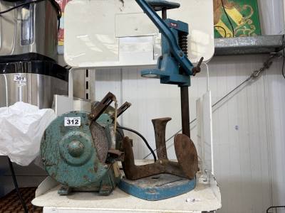 KINZO BENCH GRINDER, LAST + STAND
